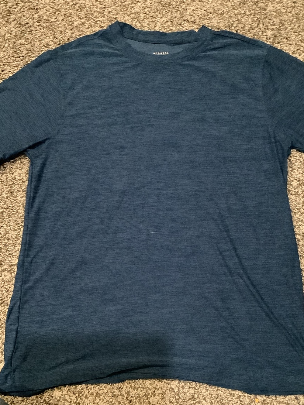 Men's Crewneck Short Sleeve Tee in Navy Blue